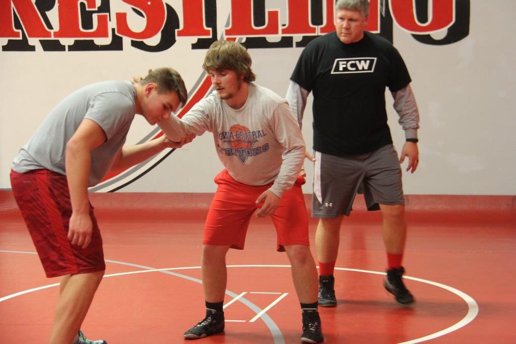 FCHS Wrestling practice 1